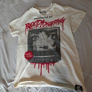 Scream X Bloody Disgusting Double Sided Horror Graphic Tshirt Size Small